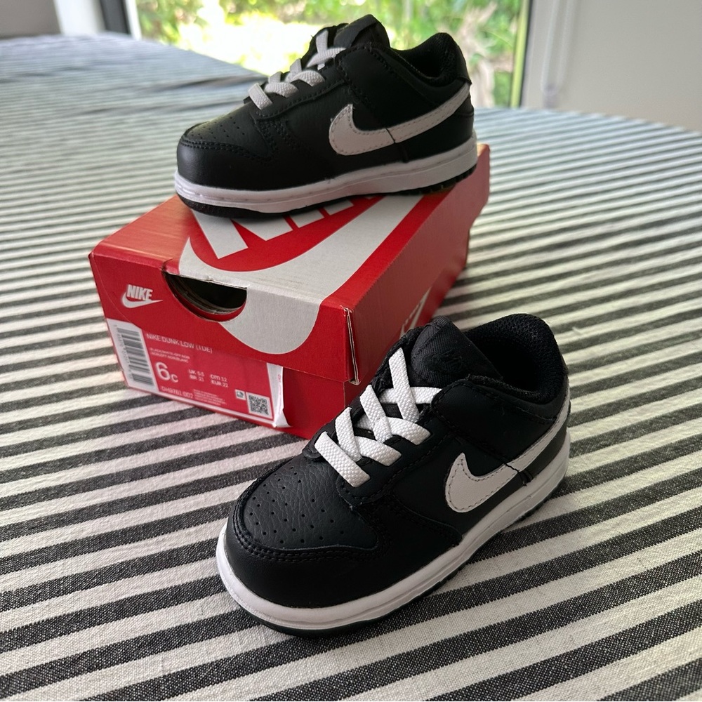 Nike Dunk Low Black and White Sneakers